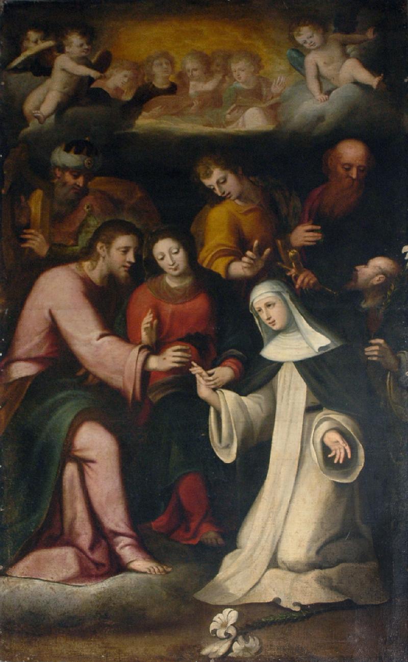 42-Semino C. - Semino A. (1598), Matrimonio mistico di Santa Caterina-beweb